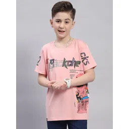 Monte Carlo Boys Typography Printed Cotton T-shirt-picture-25