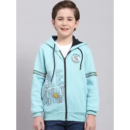 Monte Carlo Boys Typography Printed Hooded Neck Long Sleeve Front-Open Sweatshirt-picture-40
