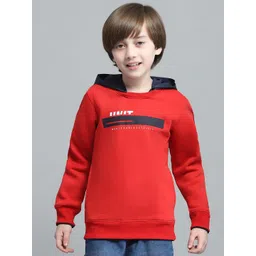 Monte Carlo Boys Typography Printed Hooded Sweatshirt-picture-35