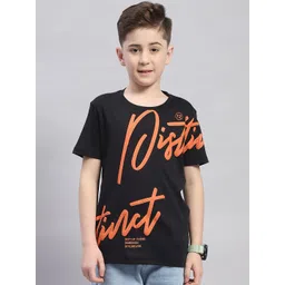 Monte Carlo Boys Typography Printed Pure Cotton T-shirt-picture-38