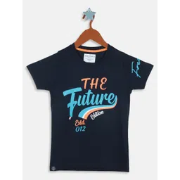 Monte Carlo Boys Typography Printed Pure Cotton T-shirt-picture-51