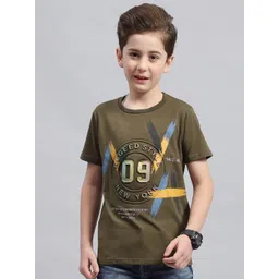 Monte Carlo Boys Typography Printed Round Neck Cotton T-shirt-picture-24