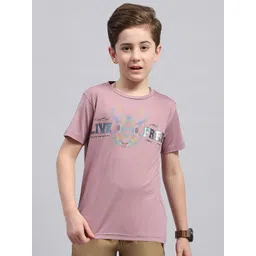 Monte Carlo Boys Typography Printed Round Neck Cotton T-shirt-picture-20
