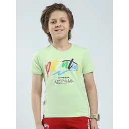 Monte Carlo Boys Typography Printed Round Neck Cotton T-shirt-picture-50