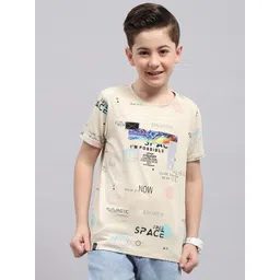 Monte Carlo Boys Typography Printed Round Neck T-shirt-picture-13
