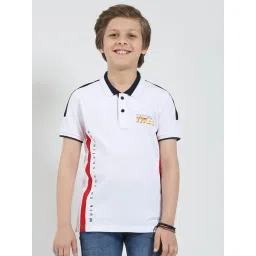 Monte Carlo Boys White Cotton Printed T-Shirt-picture-15