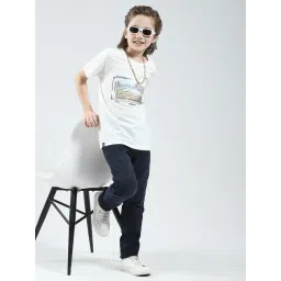 Monte Carlo Boys White Printed Regular Fit T-Shirt-picture-16