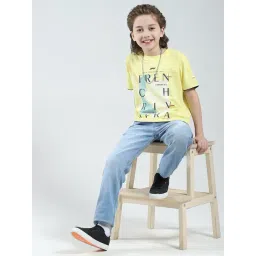 Monte Carlo Boys Yellow Printed Regular Fit T-Shirt-picture-39