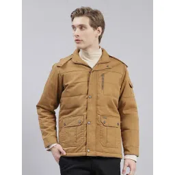 Monte Carlo Brown Cotton Regular Fit Jacket-picture-45