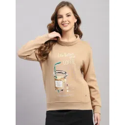 Monte Carlo Brown Regular Fit Printed Sweatshirt-picture-34