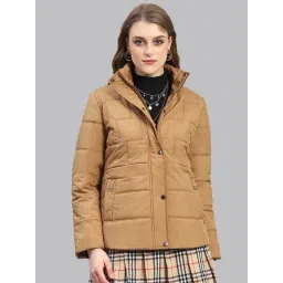 Monte Carlo Brown Regular Fit Puffer Jacket-picture-19