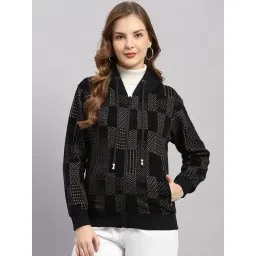 Monte Carlo Brown Regular Fit Self Design Sweatshirt-picture-35