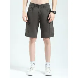 Monte Carlo Brown Regular Fit Shorts-picture-41