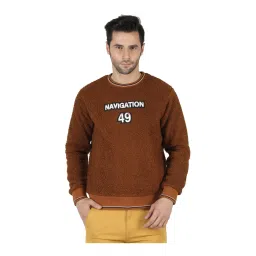 Monte Carlo Brown Round Neck Sweatshirt image 1