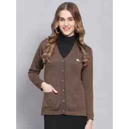 Monte Carlo Brown Wool Cardigan-image-33