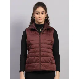 Monte Carlo Burgundy Regular Fit Jacket-picture-21