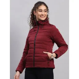 Monte Carlo Burgundy Regular Fit Jacket image 4