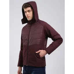 Monte Carlo Burgundy Regular Fit Jacket image 4