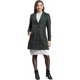 monte carlo Checks Women Coat-picture-20