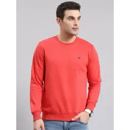 Monte Carlo Coral Regular Fit Printed Sweatshirt-picture-26