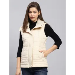 Monte Carlo Cream Regular Fit Quilted Jacket-picture-44