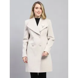 Monte Carlo Cream Regular fit Self Design Coat-picture-24