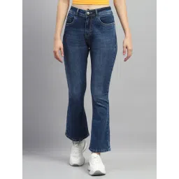 Monte Carlo Dark Blue Bootcut Mid Rise Jeans-picture-36