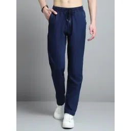 Monte Carlo Dark Blue Regular Fit Trackpants-picture-47