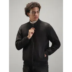 Monte Carlo Dark Grey Regular Fit Checks Jacket-picture-45