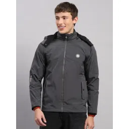 Monte Carlo Dark Grey Regular Fit Jacket-picture-15