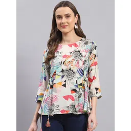 Monte Carlo Floral Print Top-picture-16