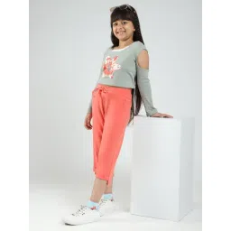 Monte Carlo Girls Coral Regular Fit Capri-picture-46
