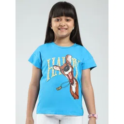 Monte Carlo Girls Graphic Printed Embroidered Round Neck Regular Top-picture-33