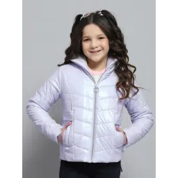 Monte Carlo Girls Self Design Lavender Collar Neck Full Sleeve Jacket-picture-18