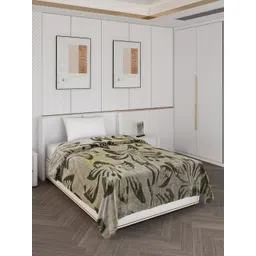 Monte Carlo Green & Black Mild Winter 600 GSM Single Bed Blanket-picture-25