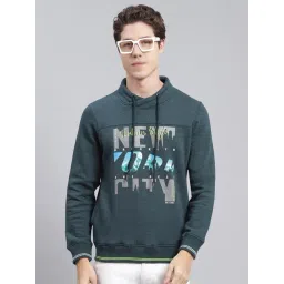 Monte Carlo Green Cotton Regular Fit Printed Sweatshirt-picture-38
