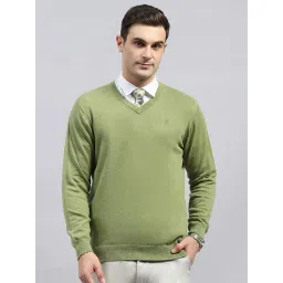 Monte Carlo Green Cotton Regular Fit Pullover-picture-21