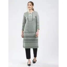 MONTE CARLO Green Embroidered Kurti-picture-16