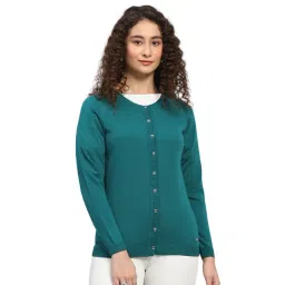 Monte Carlo Green Regular Fit Cardigan-picture-26