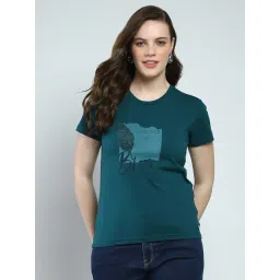 Monte Carlo Green Regular Fit Printed T-Shirt-picture-21