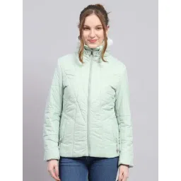 Monte Carlo Green Regular Fit Quilted Jacket-picture-10
