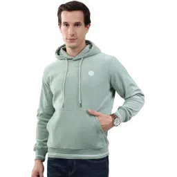 Monte Carlo Green Solid Hooded Sweatshirt-picture-40