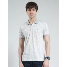 Monte Carlo Grey Regular Fit Printed T-Shirt-picture-27