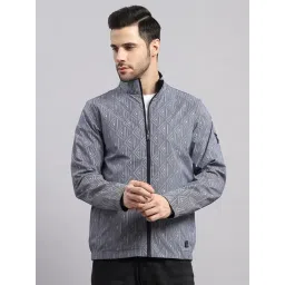 Monte Carlo Grey Regular Fit Reversible Jacket-picture-36