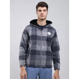 Monte Carlo Grey Regular Fit Woven Design Long Sleeves Sweatshirt-picture-46