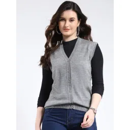 Monte Carlo Grey Wool Regular Cardigan-picture-19