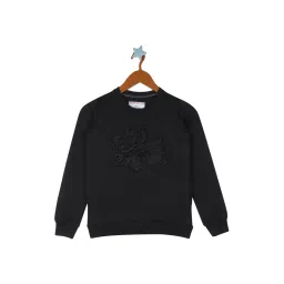 Monte Carlo Kids Black Applique Sweatshirt image 1