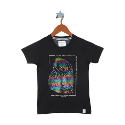Monte Carlo Kids Black Printed T-Shirt-picture-29