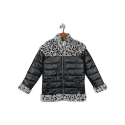 Monte Carlo Kids Black Quilted Full Sleeves Jacket-picture-27