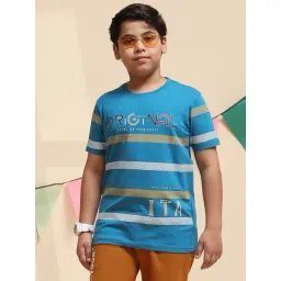 Monte Carlo Kids Blue Printed T-Shirt-picture-30